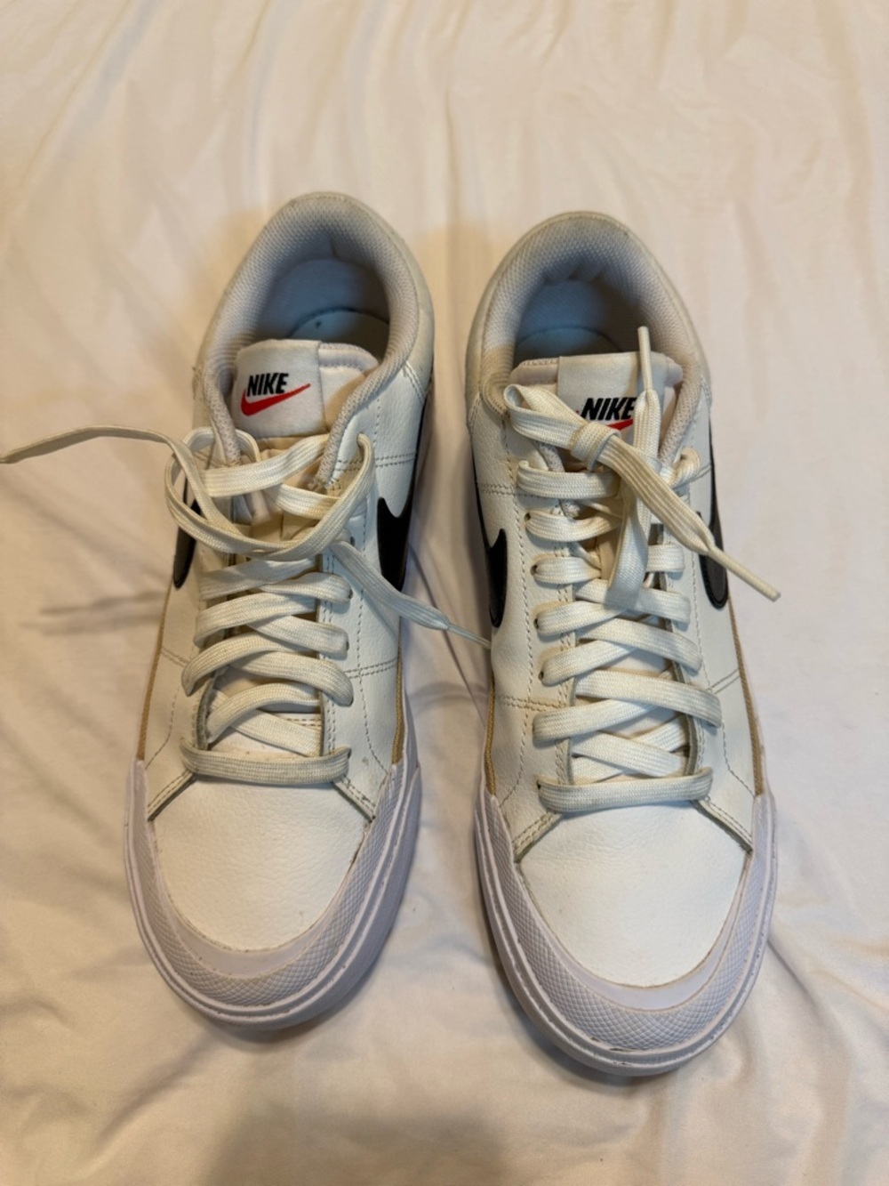 Nike Court Legacy Lift Low White Hemp 10/5 Womens